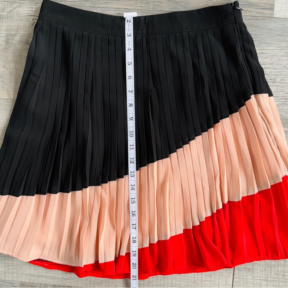 Anthropologie Maeve Sian colorblock pleated skirt (size S) - Picture 10 of 15